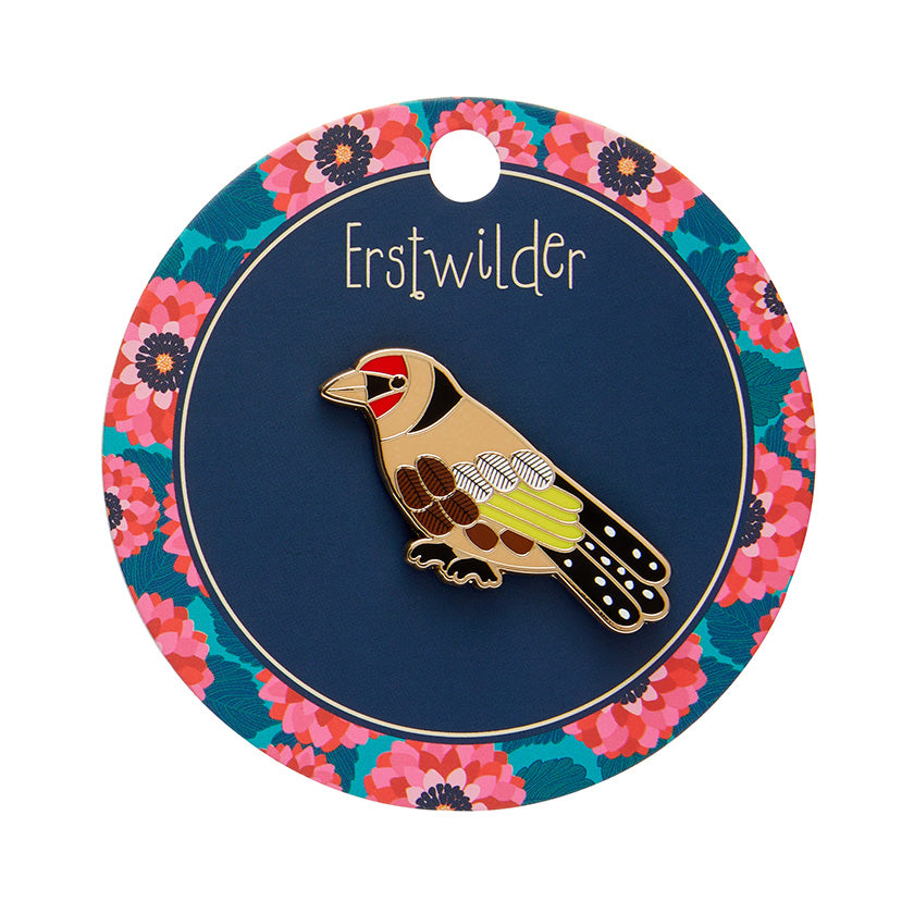 Erstwilder - Enamel Pin Go for Goldfinch