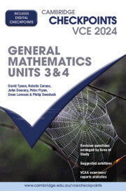 General Mathematics Units 3 & 4 Checkpoints (print + digital) 2024 Edition