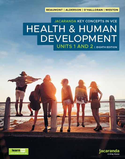 Jacaranda Key Concepts VCE Health & Human Development Units 1 & 2 (8e) learnON & Print