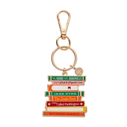 Erstwilder - Enamel Key Ring Literary Gems