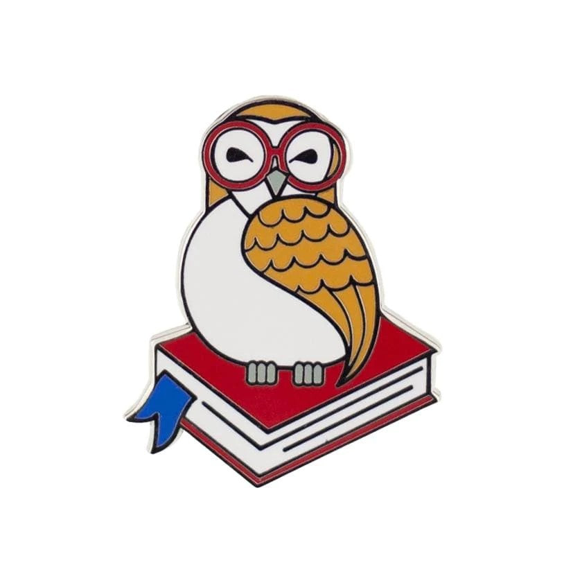 Erstwilder - Enamel Pin Studious Snow Owl