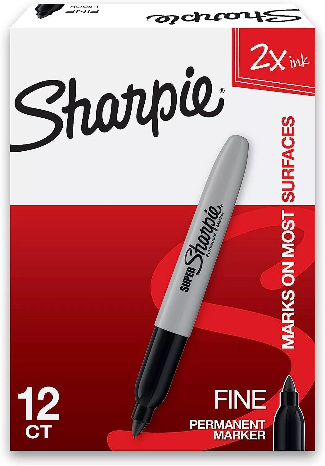 Sharpie Marker Black box of 12