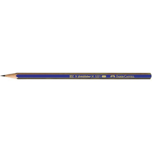 PENCILS GRAPHITE FABER-CASTELL 2H GOLDFABER x 2 Pencils