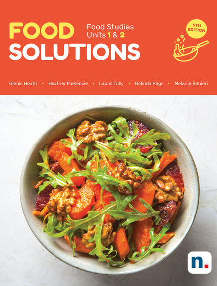 Food Solutions Food Studies Units 1 & 2 Student Book with 1 Access Code (5ed)